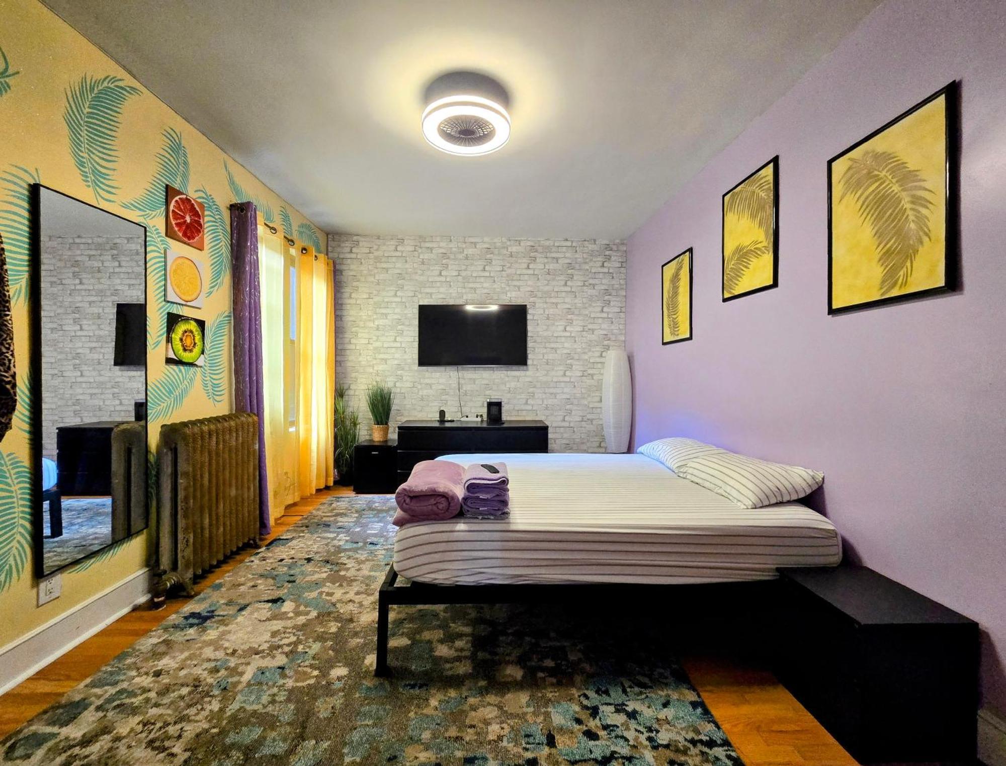 Modern Xl Queen Room Comfort & Character In Harlem New York City Exterior photo