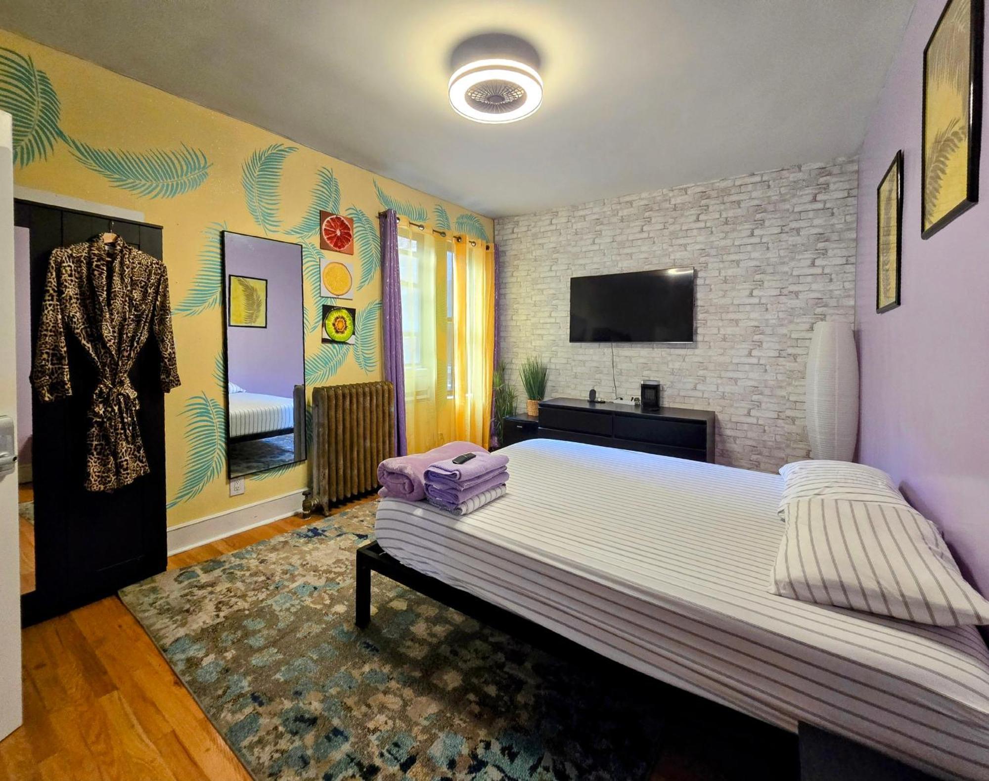 Modern Xl Queen Room Comfort & Character In Harlem New York City Exterior photo