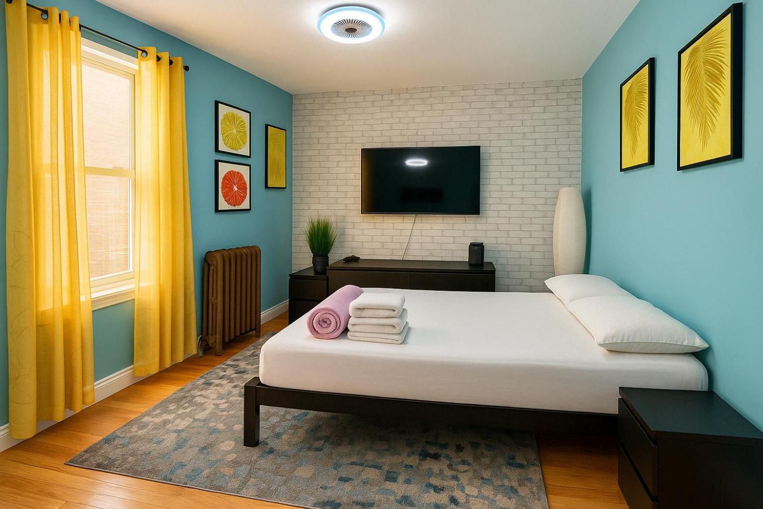 Modern Xl Queen Room Comfort & Character In Harlem New York City Exterior photo