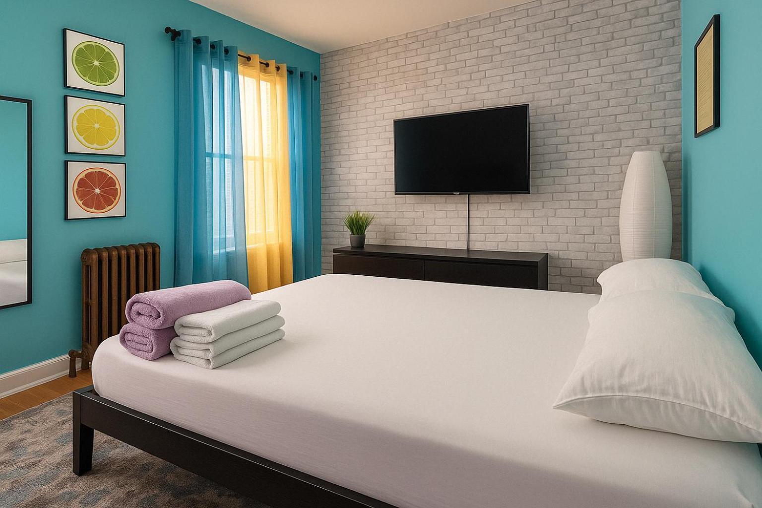 Modern Xl Queen Room Comfort & Character In Harlem New York City Exterior photo