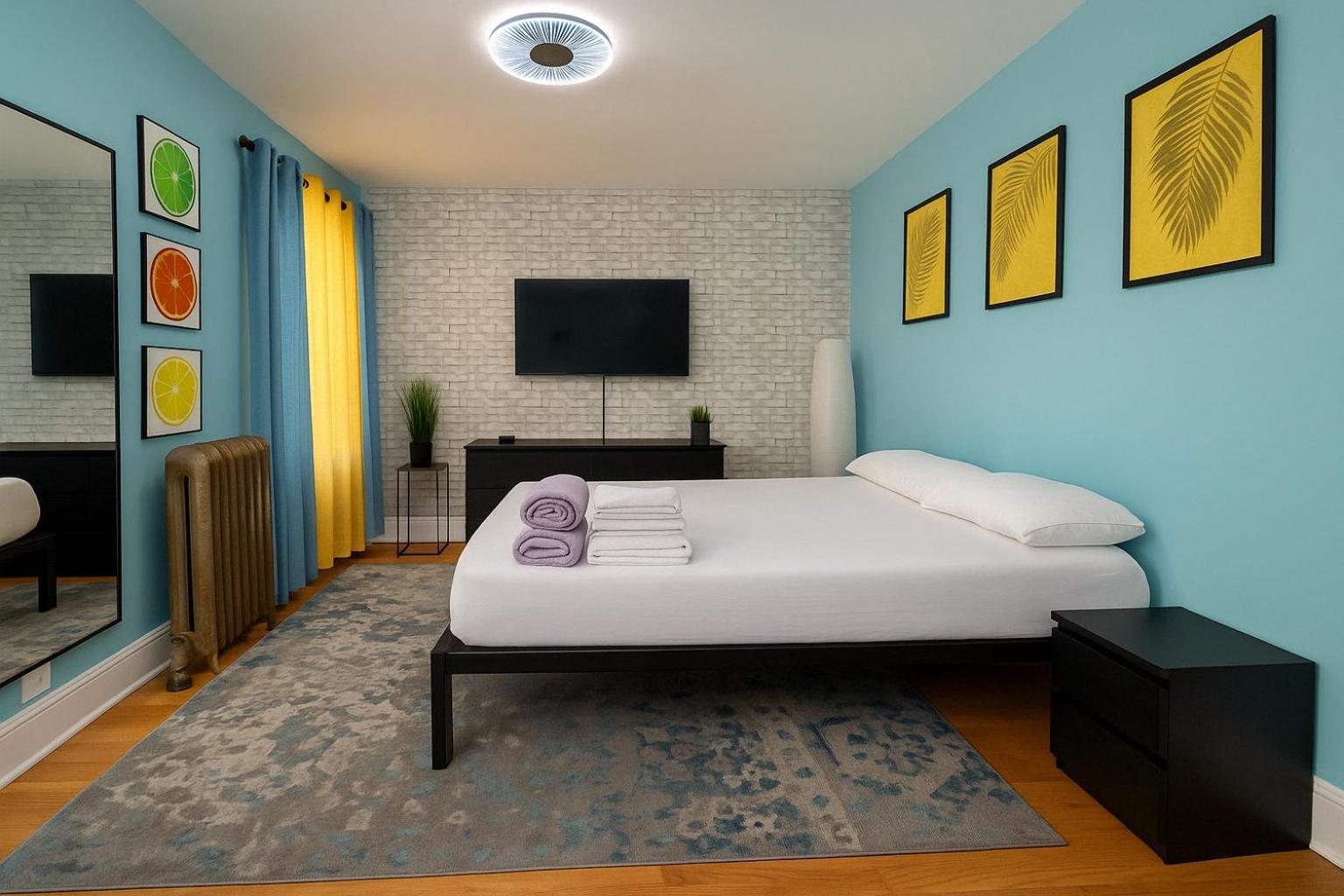 Modern Xl Queen Room Comfort & Character In Harlem New York City Exterior photo